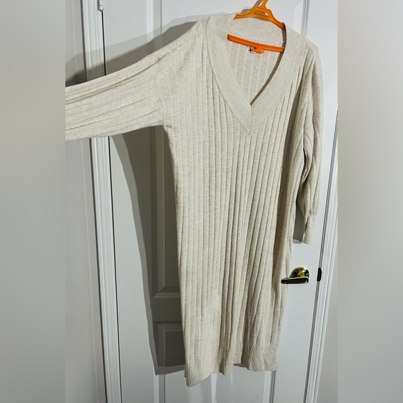 Only Cream Long Sleeve Dress - Picture 4 of 7